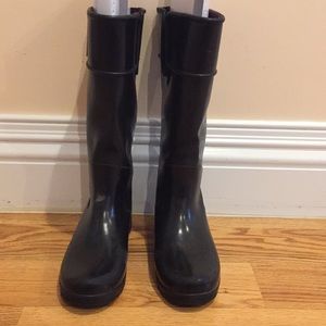 Sperry top spider woman tall rain boot sz 6m